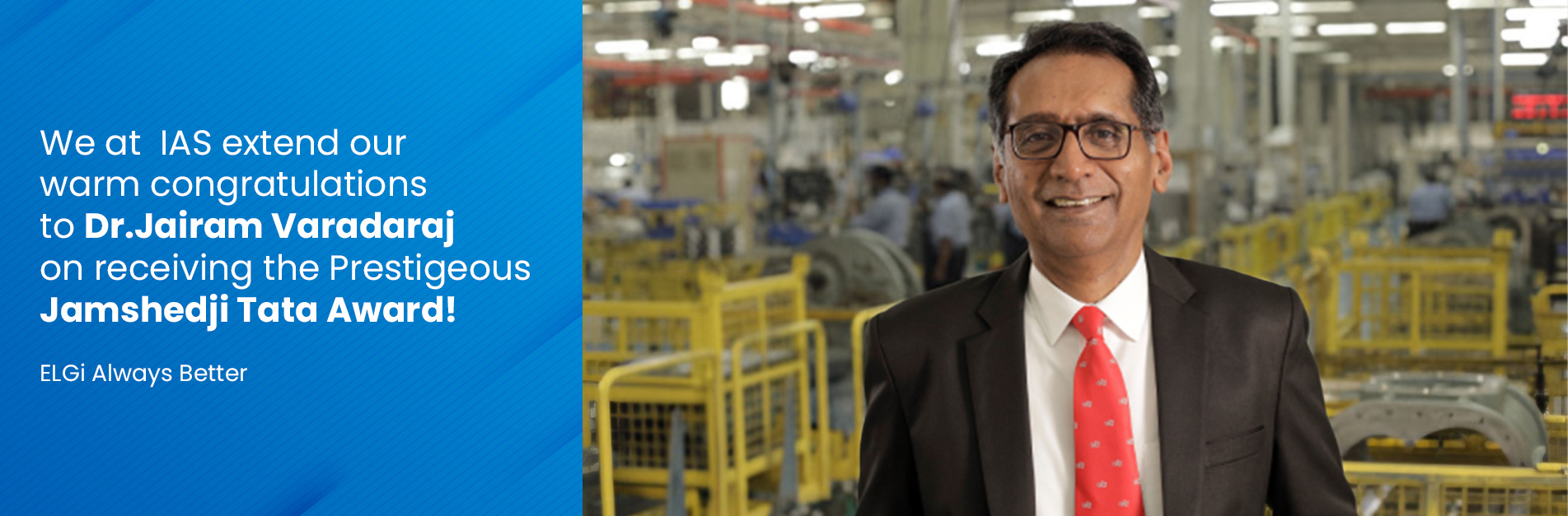 Jamshedji Tata Award